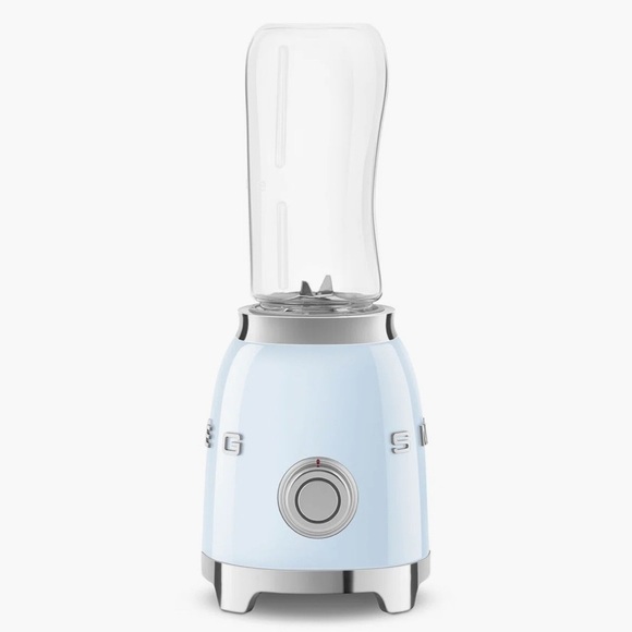 NIB SMEG Compact 2 speed baby blue smoothie milkshake retro personal blender - Picture 1 of 2